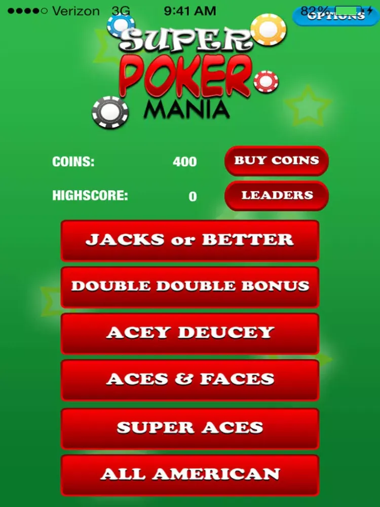 Screenshot di A Super Poker Mania! by Uber Zany iPad 