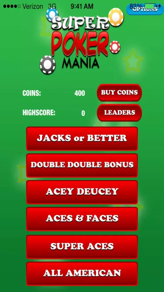 Screenshot di A Super Poker Mania! by Uber Zany
