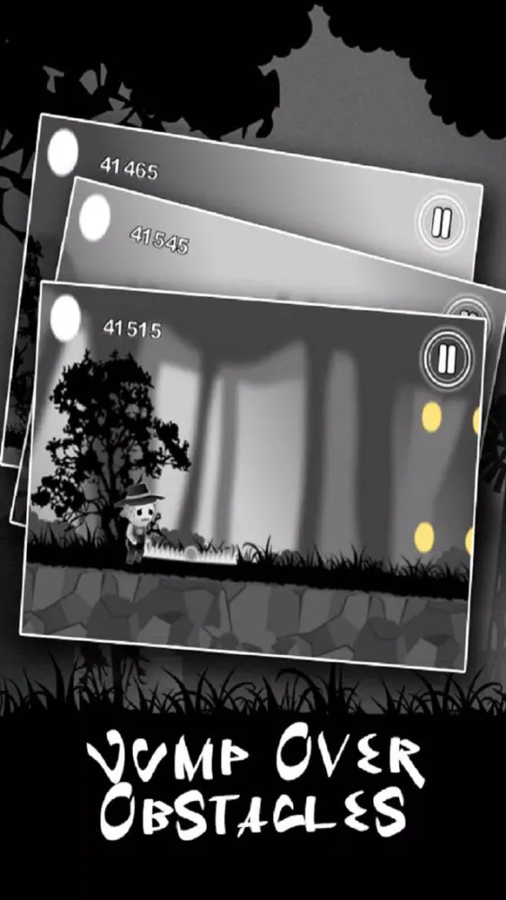ภาพหน้าจอของ Spooky Hallow Woods - Scarecrow Run