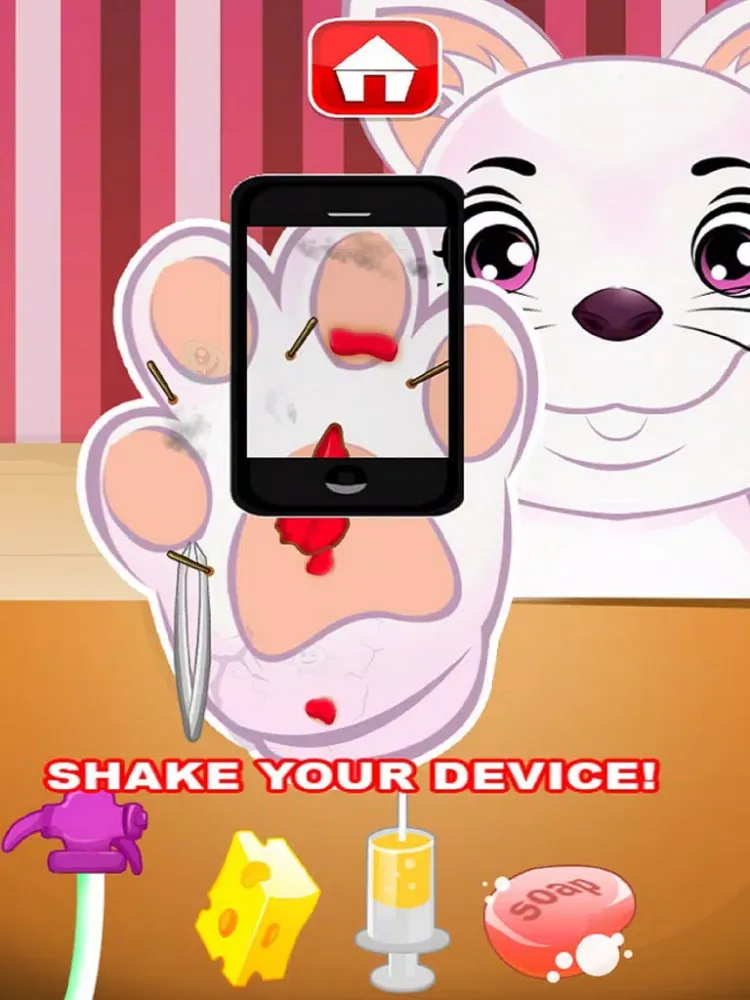 ภาพหน้าจอของ Scary Paw - Pet Cat Vet iPad 
