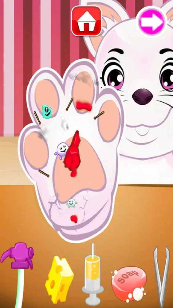 ภาพหน้าจอของ Scary Paw - Pet Cat Vet