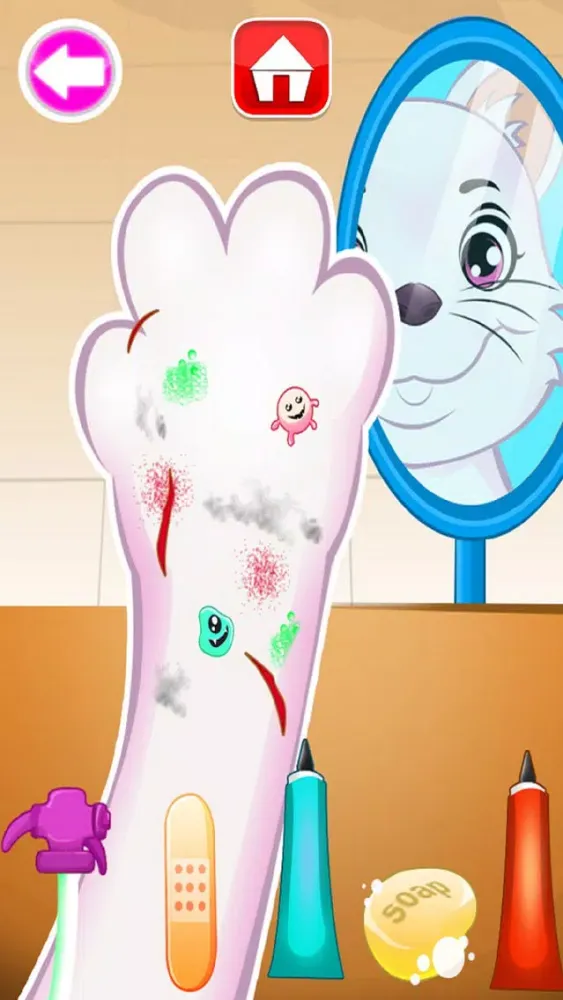 ภาพหน้าจอของ Scary Paw - Pet Cat Vet