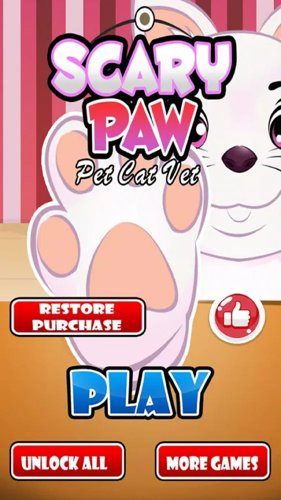 ภาพหน้าจอของ Scary Paw - Pet Cat Vet