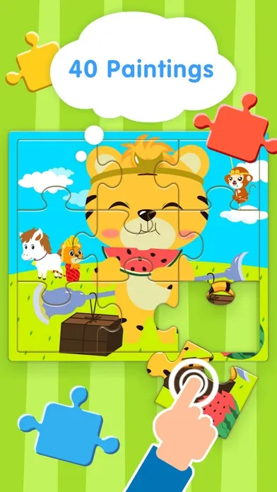 Tangkapan skrin Toddler Jigsaw Puzzles Game