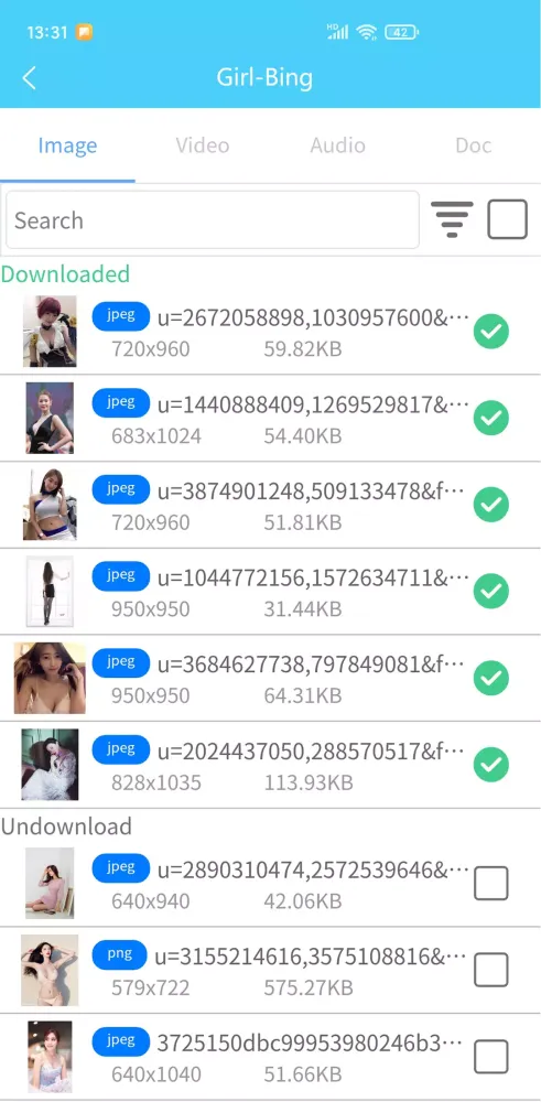 Ubey AI Downloader Ekran Görüntüleri