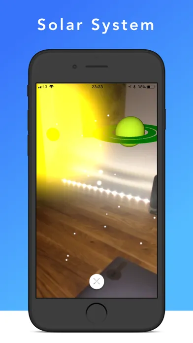 Capturas de tela do Augmented Reality App