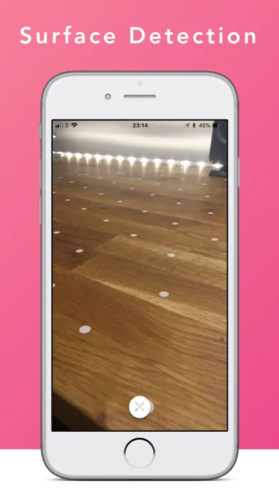 Capturas de tela do Augmented Reality App