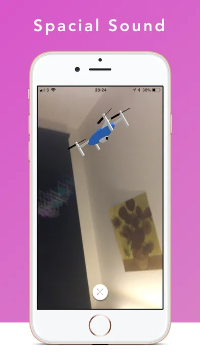 Capturas de tela do Augmented Reality App