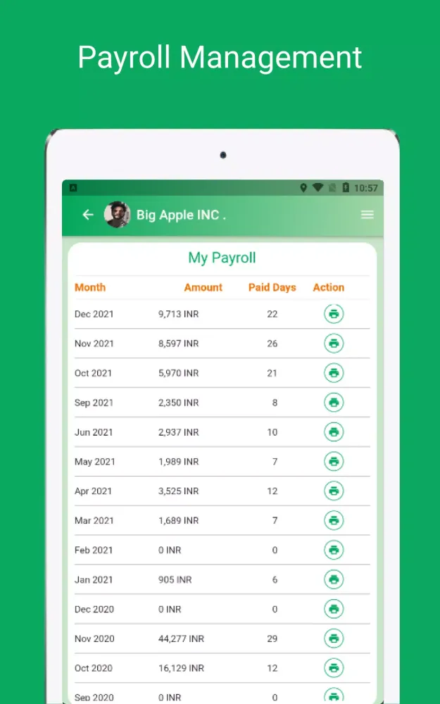Ảnh chụp màn hình của Payroll App for Employers, HRM
