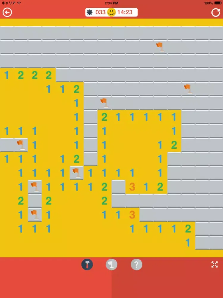 Screenshot di Minesweeper Flat iPad 