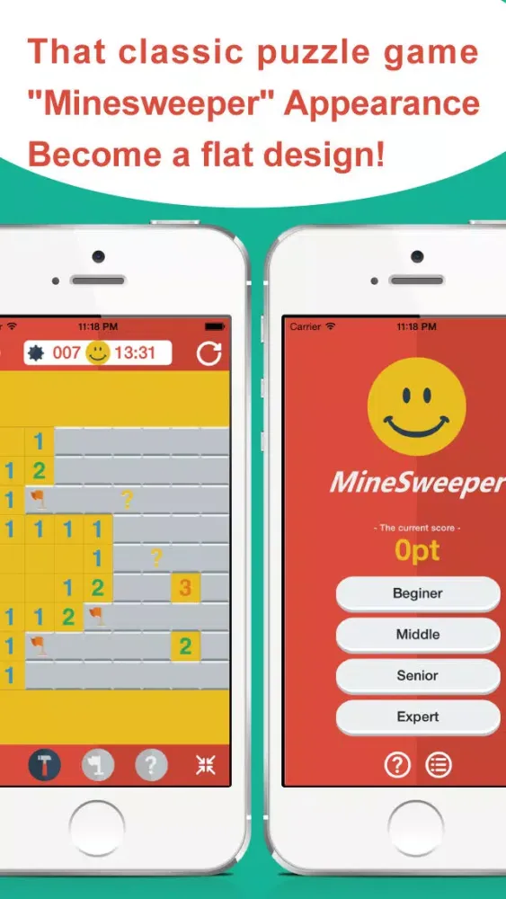 Screenshot di Minesweeper Flat