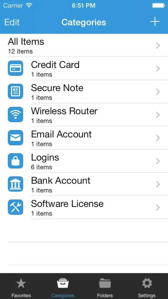uPassword - Password Manager and Secure Wallet Screenshots