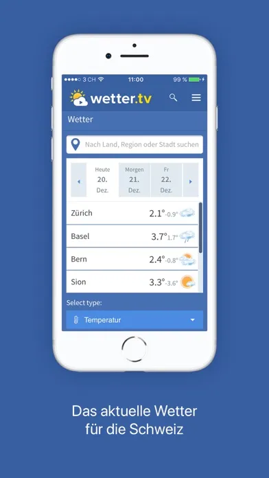 wetter.tv App Schweiz应用截图