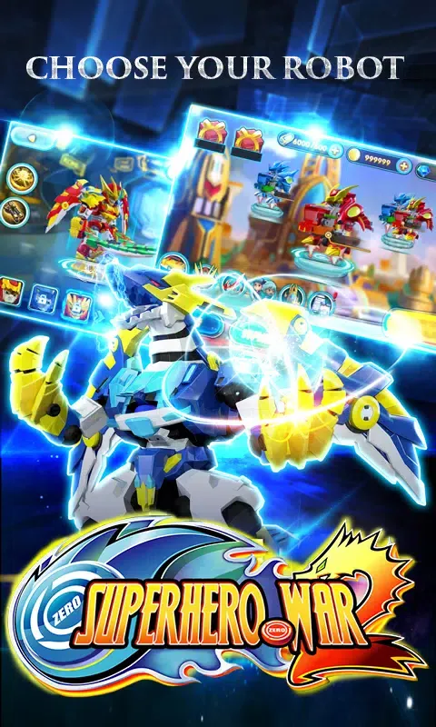 Robot War: Superhero Fight スクリーンショット