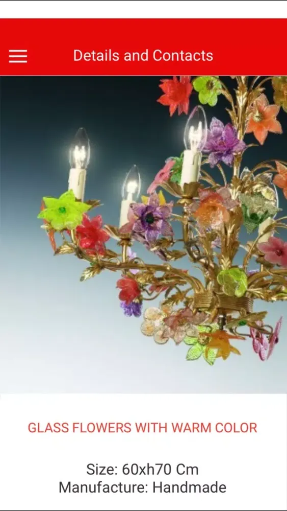 Capturas de pantalla de Murano Chandeliers