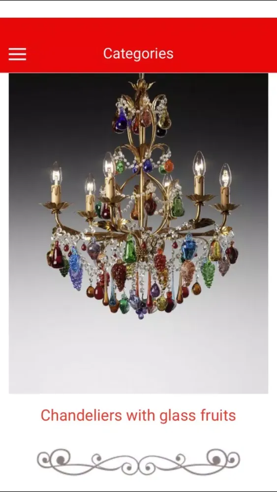 Capturas de pantalla de Murano Chandeliers