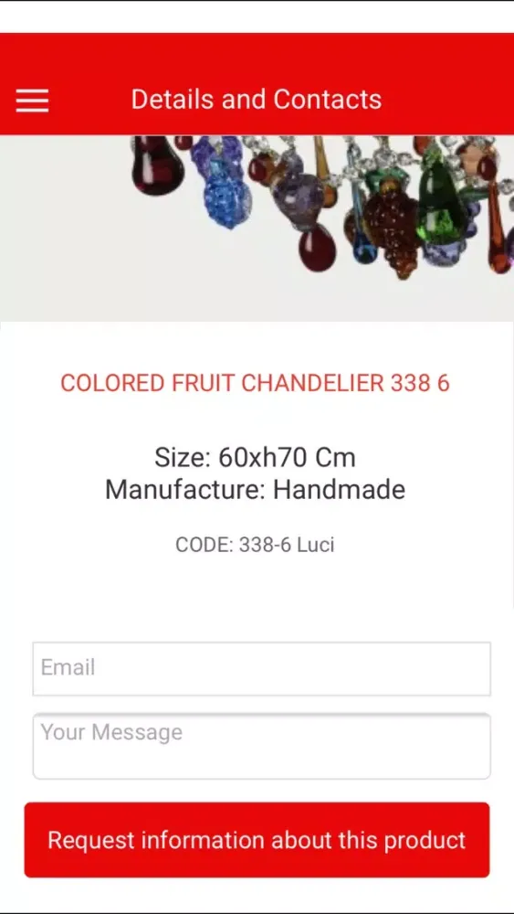 Capturas de pantalla de Murano Chandeliers