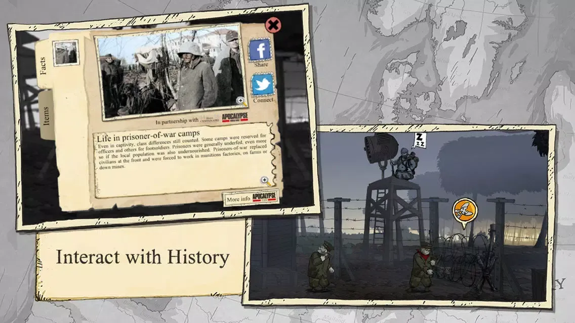 ภาพหน้าจอของ Valiant Hearts: The Great War