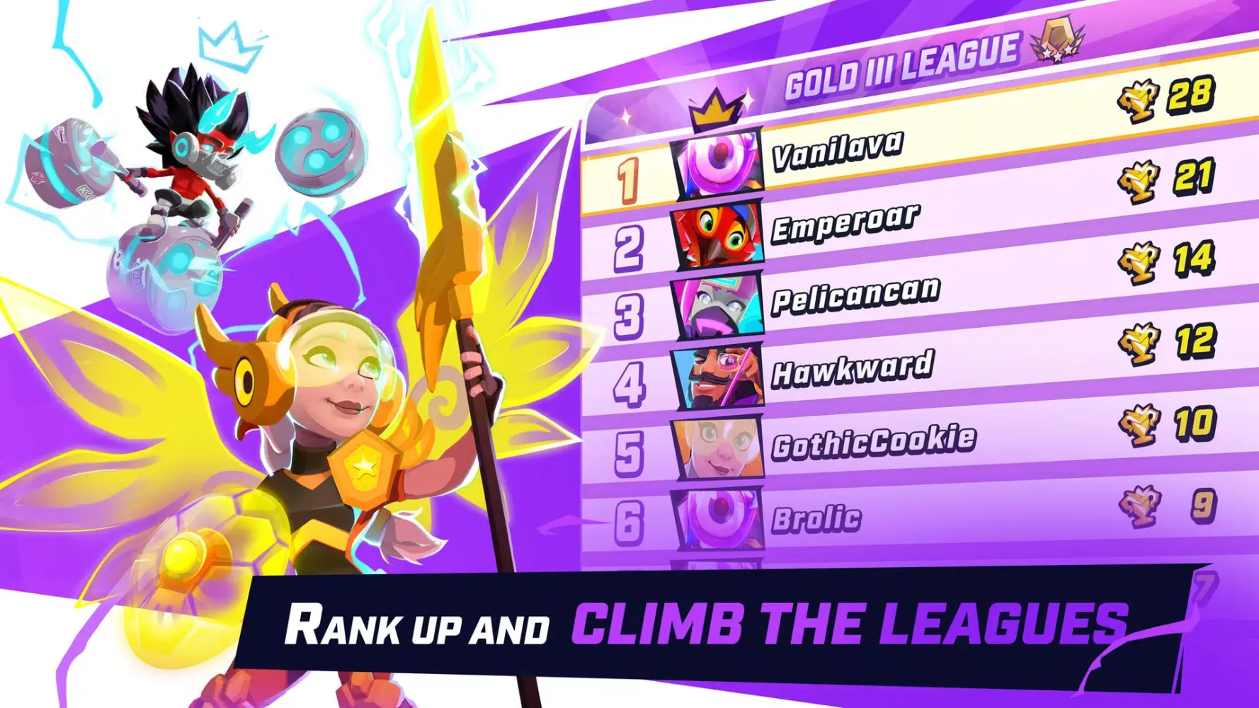 Capturas de tela do BUMP! Superbrawl