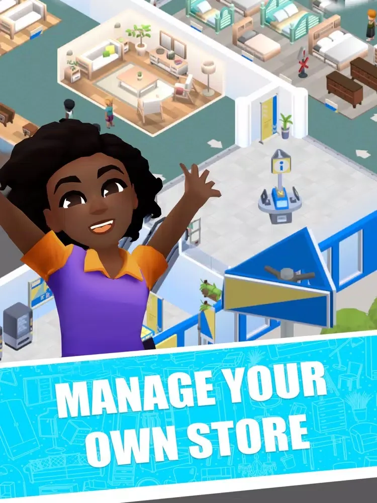 Tangkapan skrin Idle Furniture iPad 