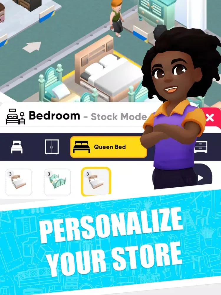Tangkapan skrin Idle Furniture iPad 