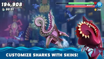 ภาพหน้าจอของ Hungry Shark World