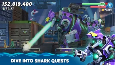 ภาพหน้าจอของ Hungry Shark World