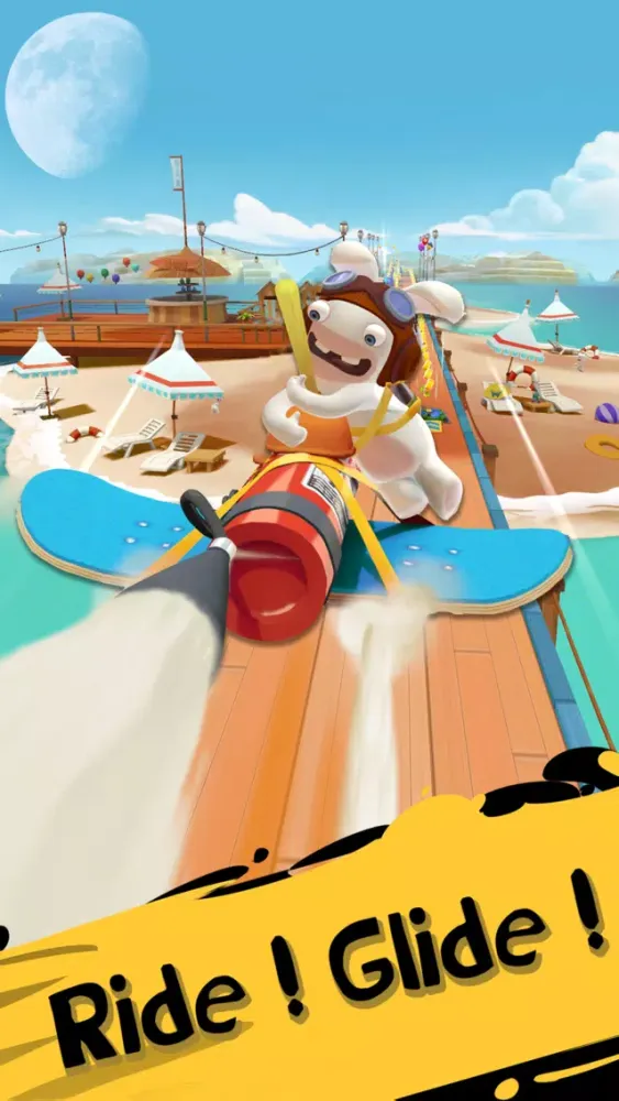 Tangkapan skrin Rabbids Crazy Rush