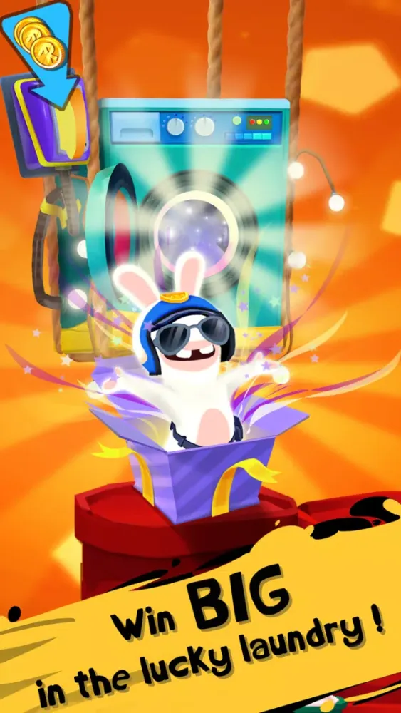 Tangkapan skrin Rabbids Crazy Rush