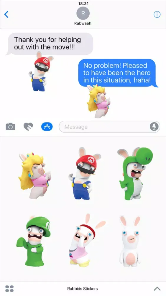 تصاویر Rabbids Stickers