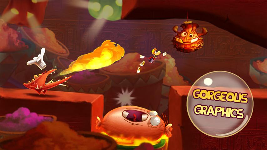 Rayman Fiesta Run Screenshots