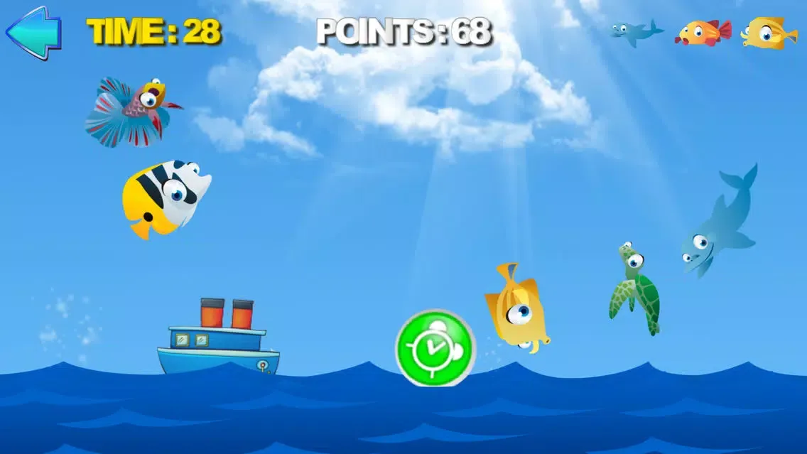 ภาพหน้าจอของ Fellow Fishes 4 Kids
