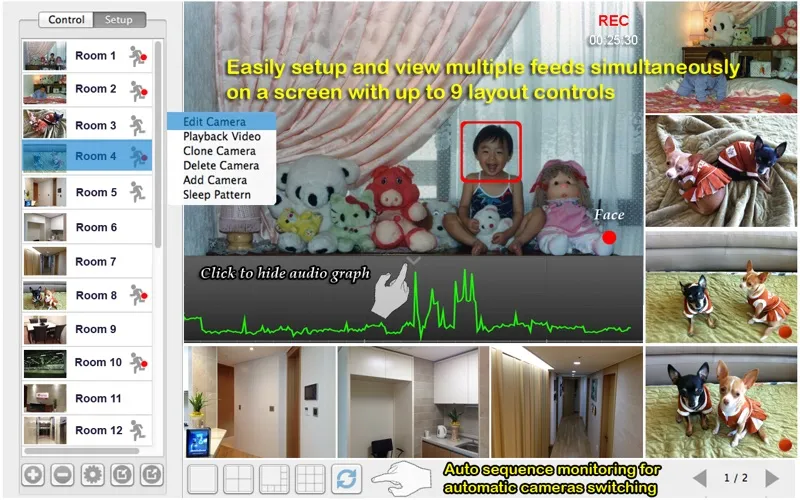 uFoscam: 2-way Audio & AV Record স্ক্রিনশট