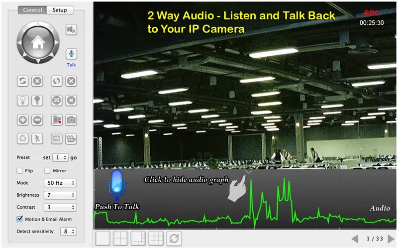 uFoscam: 2-way Audio & AV Record স্ক্রিনশট