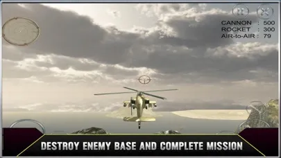 Gunship Helicopter Flying Miss应用截图