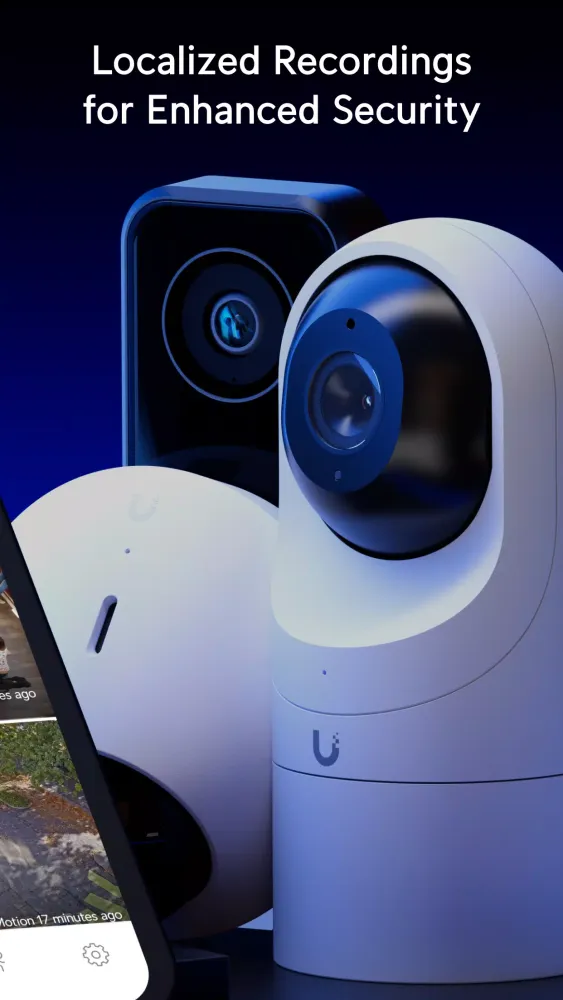 Capturas de pantalla de UniFi Protect