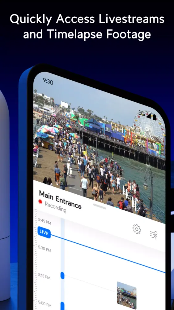 Capturas de pantalla de UniFi Protect