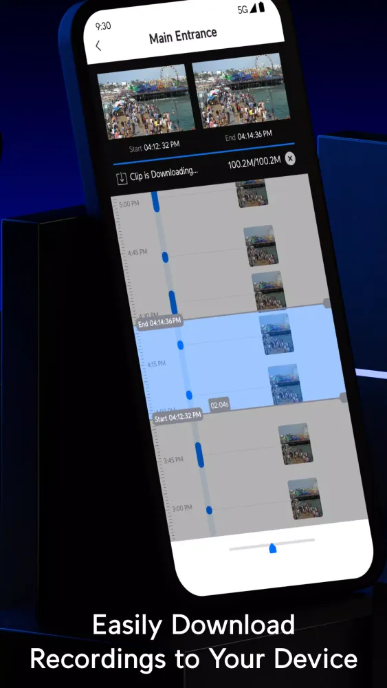 Capturas de pantalla de UniFi Protect
