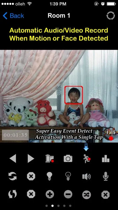 uBabyCam with AV recording Screenshots