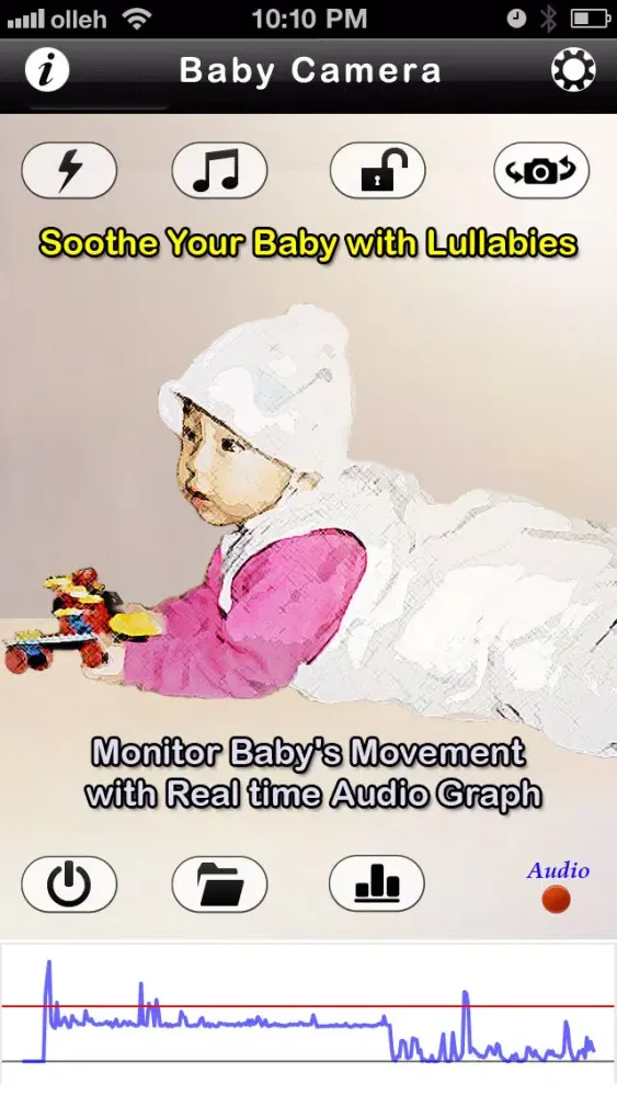 uBabyMonitor with Sleep Patterns スクリーンショット