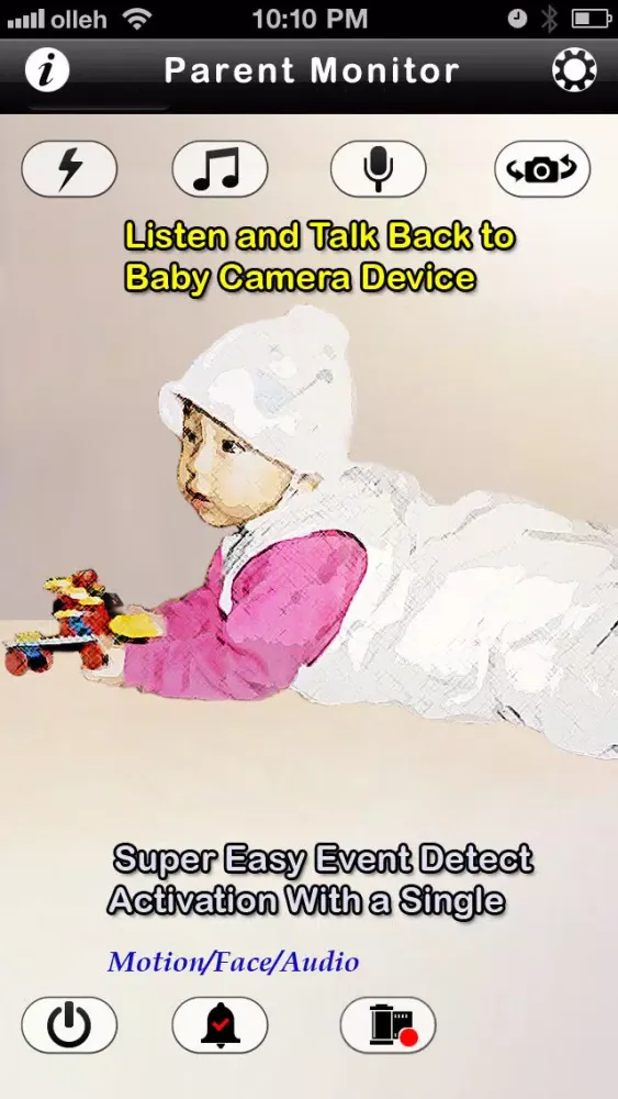 uBabyMonitor with Sleep Patterns スクリーンショット