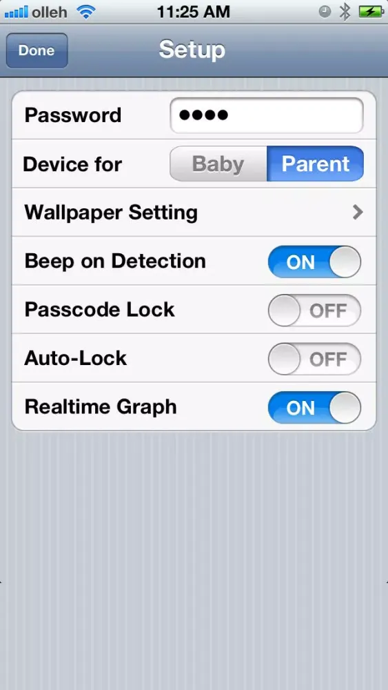 uBabyMonitor with Sleep Patterns スクリーンショット