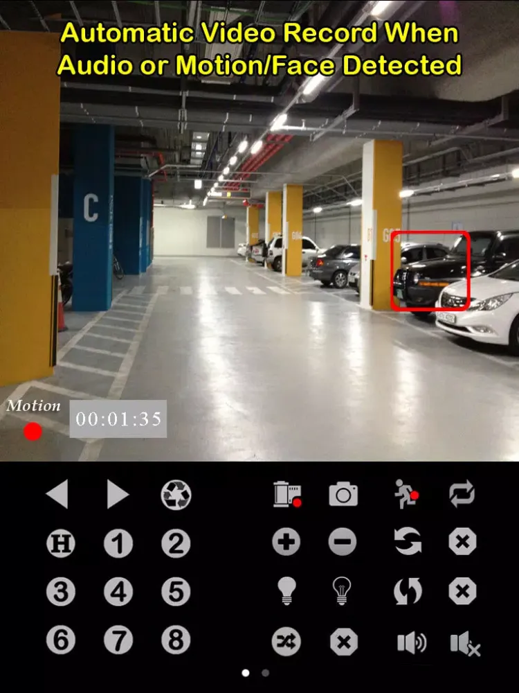 Zrzuty ekranu uLinksysCam iPad 