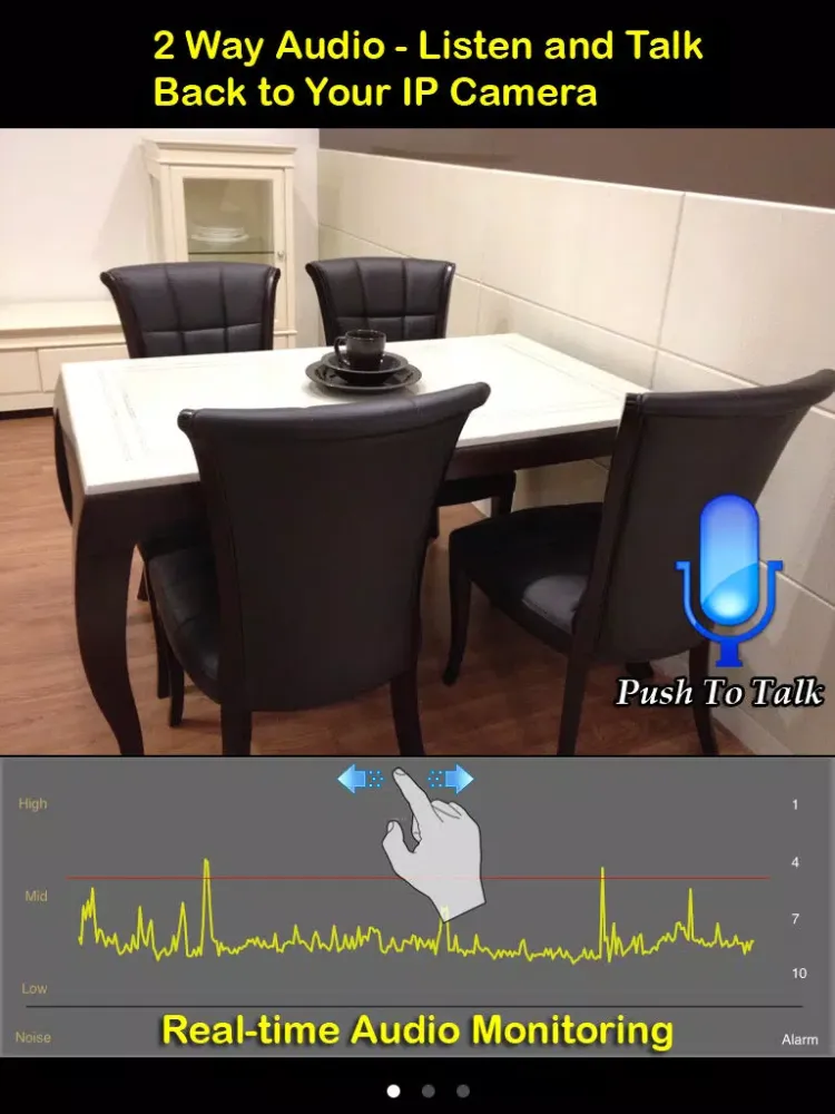 uWanscam: 2way Audio & AV Record iPad 应用截图