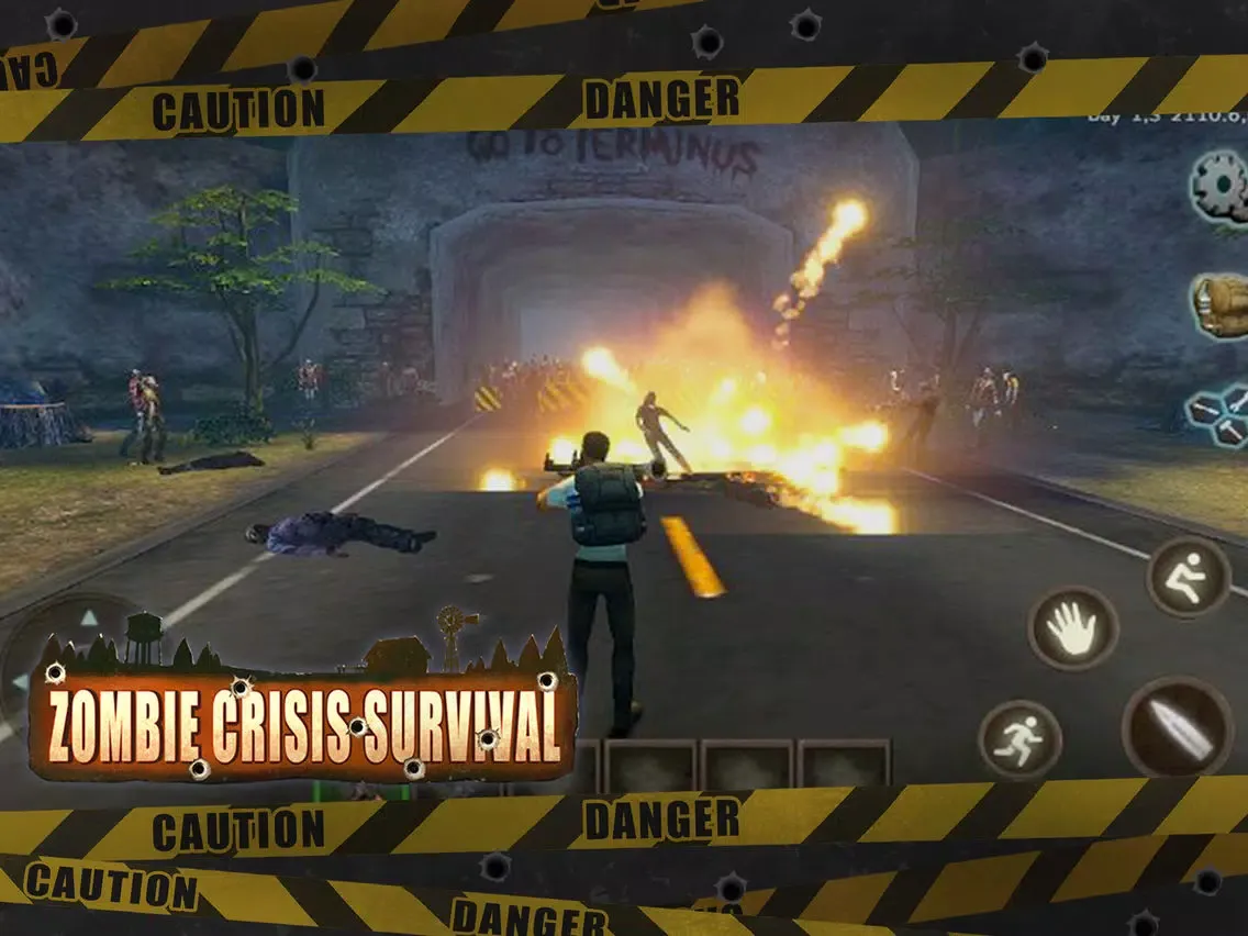 Zrzuty ekranu Zombie Crisis: Survival iPad 