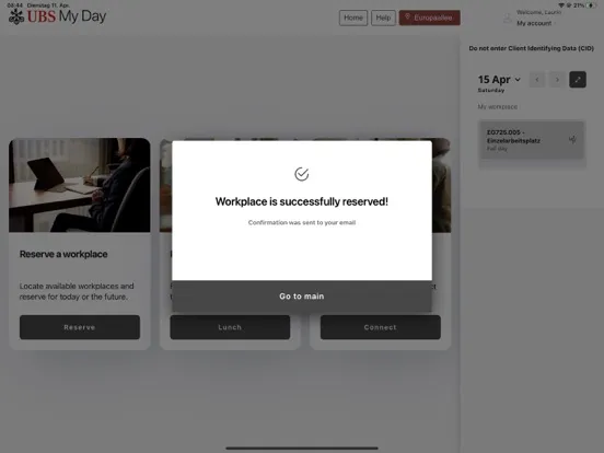 صور UBS My Day iPad 