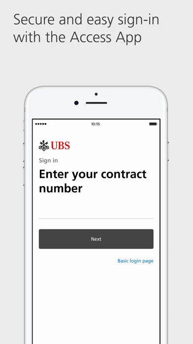Capturas de pantalla de UBS WMUK: Mobile Banking