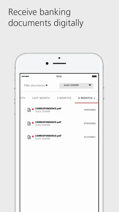 Capturas de pantalla de UBS WMUK: Mobile Banking