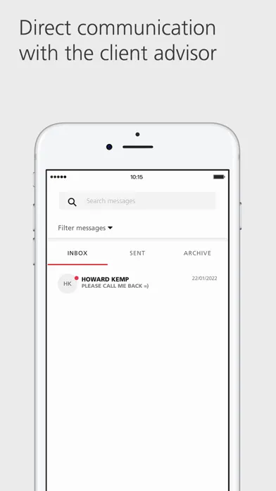 Capturas de pantalla de UBS WMUK: Mobile Banking