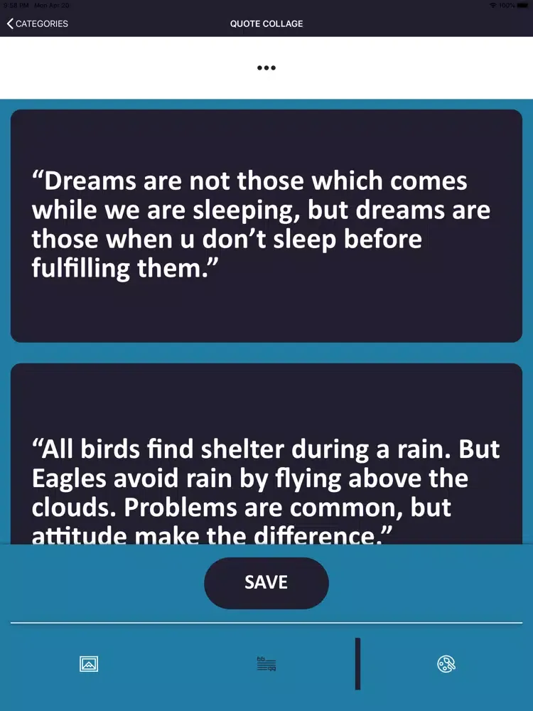 Capturas de pantalla de Dr APJ Abdul Kalam Wisdom iPad 